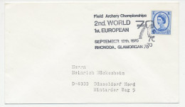 Cover / Postmark GB / UK 1970 Archery - European- World Championships - Other & Unclassified