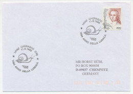Cover / Postmark Italy 1999 Year Of The Snail - Autres & Non Classés