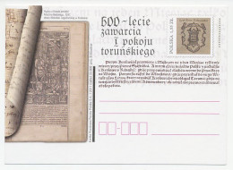 Postal Stationery Poland 2011 Marcin Bielski - Poet - Chronicler  - Ecrivains