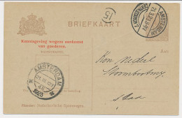 Spoorwegbriefkaart G. PNS191 B - Locaal Te Amsterdam 1923 - Ganzsachen