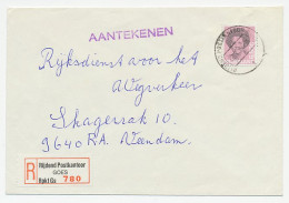 Em. Beatrix Aangetekend Goes Rijdend Postkantoor 1986 - Zonder Classificatie