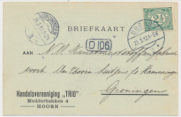 Firma Briefkaart Hoorn 1912 - Hooi - Stroo - Turf - Meststoffen - Zonder Classificatie