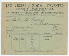 Deventer - Lichtenvoorde 1932 - Begeleidingsbrief - Zonder Classificatie