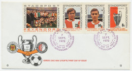 Cover / Postmark City Mail Netherlands 1970 European Championship Football - Feyenoord - Autres & Non Classés