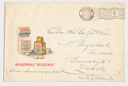 Illustrated Meter Cover Switzerland 1927 Roche - Allonal - Medicine - Apotheek