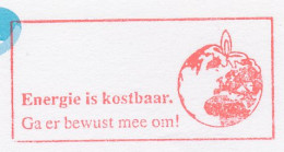 Meter Top Cut Netherlands 1999 Globe - Candle - Energy Is Precious - Be Aware Of It - Otros & Sin Clasificación