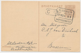 Treinblokstempel Vlissingen-s Hertogenbosch II 1924 Krabbendijke - Ohne Zuordnung