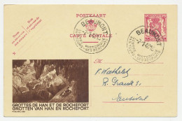 Publibel - Postal Stationery Belgium 1948 Caves - Han And Rochefort - Other & Unclassified
