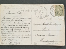 Carte Postale  SCHLESTADT   5 Janvier 1920 Sans Nom De Département - Brieven En Documenten