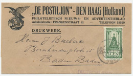 Em. 1923 Drukwerk Wikkel Den Haag - Duitsland 1924 - Ohne Zuordnung