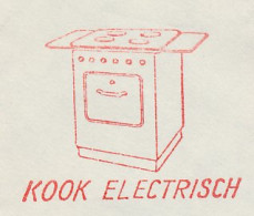 Meter Cover Netherlands 1962 Electric Stove - Electric Cooking - Hengelo - Non Classés