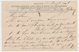 Briefkaart G. 23 Particulier Bedrukt Amsterdam 1891 - Postwaardestukken