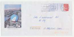 Postal Stationery / PAP France 2002 Air Balloon Eutelsat - Satellite  - Astronomia