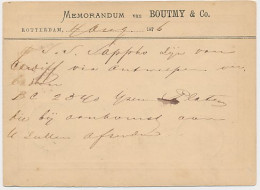 Briefkaart G. 7 Particulier Bedrukt Rotterdam 1876 - Entiers Postaux