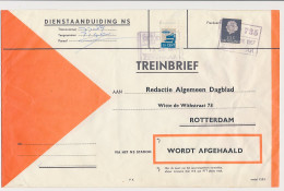 Treinbrief Zevenaar - Rotterdam 1967 - Non Classificati