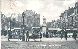 CPA Carte Postale    Belgique Bruxelles La Place Anneessens 1911 VM81352ok - Squares