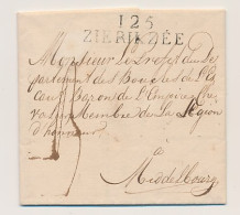 125 ZIERIKZEE - Middelburg 1811 - ...-1852 Préphilatélie
