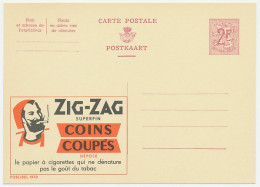 Publibel - Postal Stationery Belgium 1959 Cigarette Paper - Rolling Tobacco - Zig Zag - Tabac