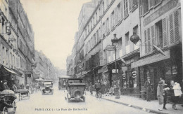 CPA - PARIS - La Rue De Bellevile (XXe Arrt.) - BE - Arrondissement: 20