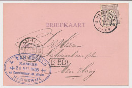 Firma Briefkaart Harderwijk 1898 - Commissionair In Effecten - Ohne Zuordnung