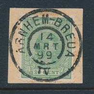 Grootrondstempel Traject Arnhem - Breda IV 1899 - Emissie 1891 - Poststempel