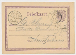 Briefkaart G. Firma 7 Blinddruk Zutphen 1876 - Entiers Postaux