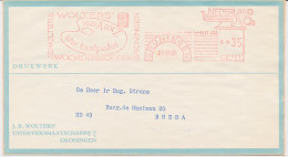 Meter Address Label Netherlands 1966 Palette - Dictionaries - Groningen - Autres & Non Classés