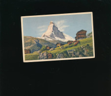 Art Peinture - Paysage  Enneigé Montagne Neige Chalets - Suisse N° 1010 Matterhorn Le Cervin - Malerei & Gemälde