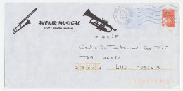Postal Stationery / PAP France 2001 Trumpet - Trombone - Musique