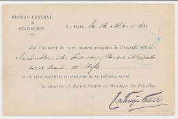 Briefkaart G. 36 Particulier Bedrukt Den Haag - Oostenrijk 1899 - Ganzsachen