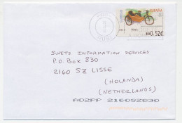 Cover / ATM Stamp Spain 2004 Mobylette - Motrorcycle - Motorfietsen