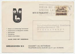 Firma Briefkaart Rotterdam 1965 - Instrumenten / Microscopen - Ohne Zuordnung