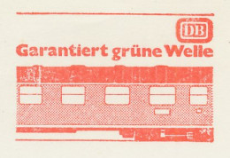 Test Meter Card Germany 1973 Train - Green Wave - Trains