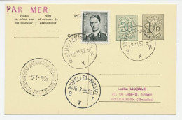 Postcard / Postmark Belgium 1958 South Pole Station - Expediciones árticas