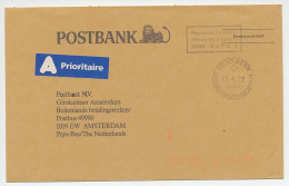 Postbank Antwoordenvelop Zwitserland - Amsterdam 1992  - Ohne Zuordnung
