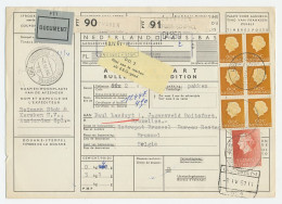 Em. Juliana Pakketkaart Schiphol - Belgie 1961 - EEG Goed - Zonder Classificatie