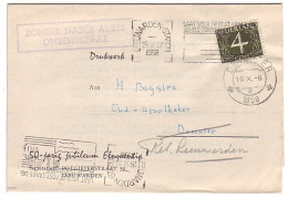Leeuwarden - Deventer 1958 - Onbestelbaar - Retour - Zonder Classificatie