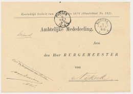 Kleinrondstempel Putten 1895 - Unclassified