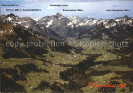 71960092 Riezlern Kleinwalsertal Vorarlberg Widderstein Braunarlspitze Hohe Kuen - Sonstige & Ohne Zuordnung