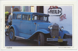 Postal Stationery Cuba Car  - Voitures