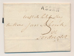 Zuidlaren - ASSEN - Dordrecht 1824 - Lakzegel - ...-1852 Préphilatélie