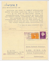 Briefkaart G. 322 / Bijfrank. Amsterdam - Oostenrijk 1966 V.v. - Postal Stationery