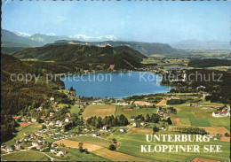 71960086 Unterburg Klopeinersee Fliegeraufnahme Kaernten - Autres & Non Classés