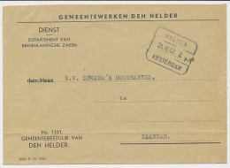 Treinblokstempel : Helder - Amsterdam E 1942 - Unclassified