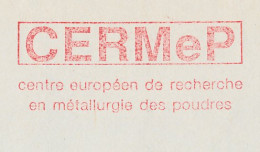 Meter Cover France 1991 CERMeP - European Research Center In Powder Metallurgy - Sonstige & Ohne Zuordnung