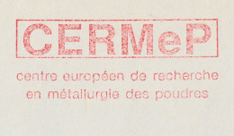 Meter Cover France 1991 CERMeP - European Research Center In Powder Metallurgy - Other & Unclassified