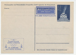 Postal Stationery Austria 1956 Olympic Games Melbourne - XVI. Olympiad - Andere & Zonder Classificatie