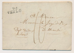 95 VENLO - Mauze Frankrijk 1810 - Dienst Militair - ...-1852 Prephilately