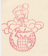 Meter Card Netherlands 1943 Inkwell - Globe - Zevenaar - Ohne Zuordnung