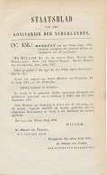 Staatsblad 1876 - Betreffende Postkantoor Delden - Brieven En Documenten